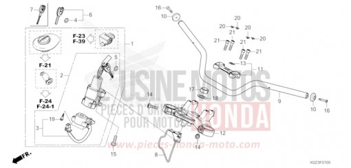 ROHRGRIFF/OBERE BRUECKE GB350SS de 2025